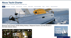 Desktop Screenshot of nisosyachtcharter.com